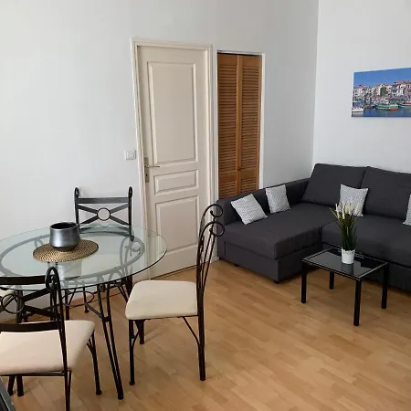 Centre, Pres Avenue De Verdun, Cosy 2 Pieces , Salon , Separe, Rue Tres Calme A 10 Minutes A Pied De La Grande Appartement Biarritz